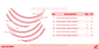     KIT,16 INCH WHEEL STRIPE*NH303M* Honda REBEL 1100 DCT 2023