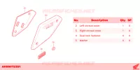     KIT,SHROUD COVER Honda CB 650 R 2023