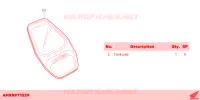     KIT,TANK PAD Honda CB 650 R 2023