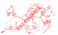 主电缆<br />WIRE HARNESS Honda 五羊 凯影125, 弯梁车，碟刹，铝轮，黑机，双色特别版 2012